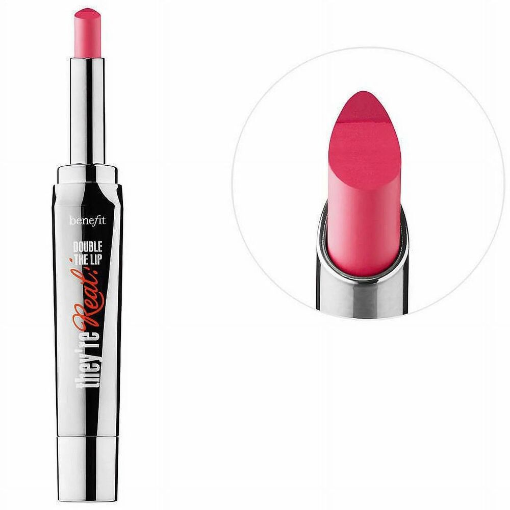 New Benefit Double the Lip Pink Thrills Beyond Sexy Lipstick and Liner in One